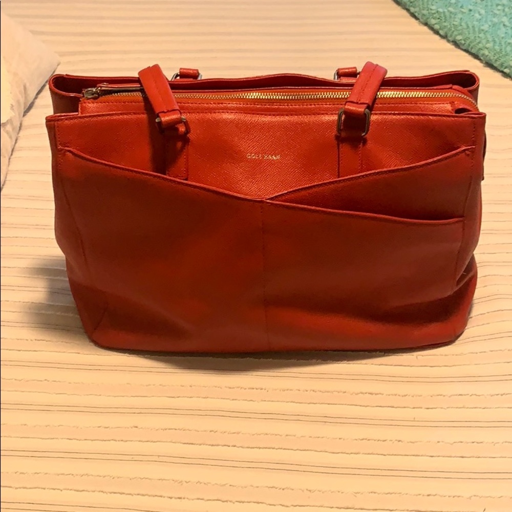 Red cole hann purse